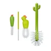 Boon Cleaning*Tomy Cacti Bottle Cleaning Brush Set with Vase, 5 pc