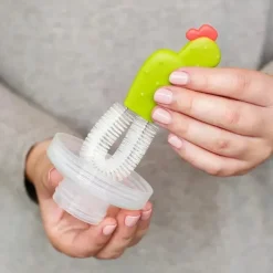 Boon Cleaning*Tomy Cacti Bottle Cleaning Brush Set with Vase, 5 pc