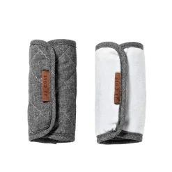 JJ Cole Car Seat Head Support & Strap Covers*Tomy Car Seat Srap Covers, Grey