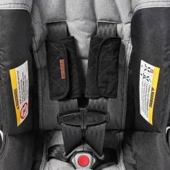 JJ Cole Car Seat Head Support & Strap Covers*Tomy Car Seat Strap Covers, Black