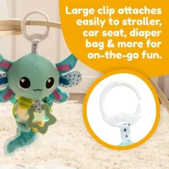 Tomy Car Seat Storage & Accessories*Lamaze - Alise The Axolotl Clip & Go