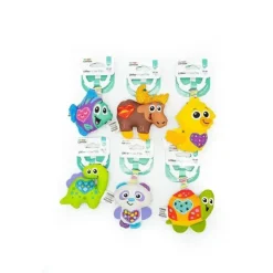 Lamaze Stroller & Car Seat Toys*Tomy Assorted Carseat Clip On Toys For Baby