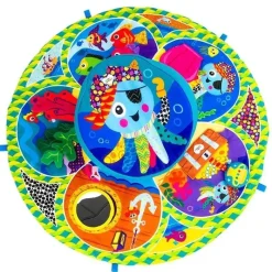 Tomy Playmats & Gyms|Toys For 0-12 Months*Lamaze Spin & Explore Gym (Tummy Time) - Captain Calamari