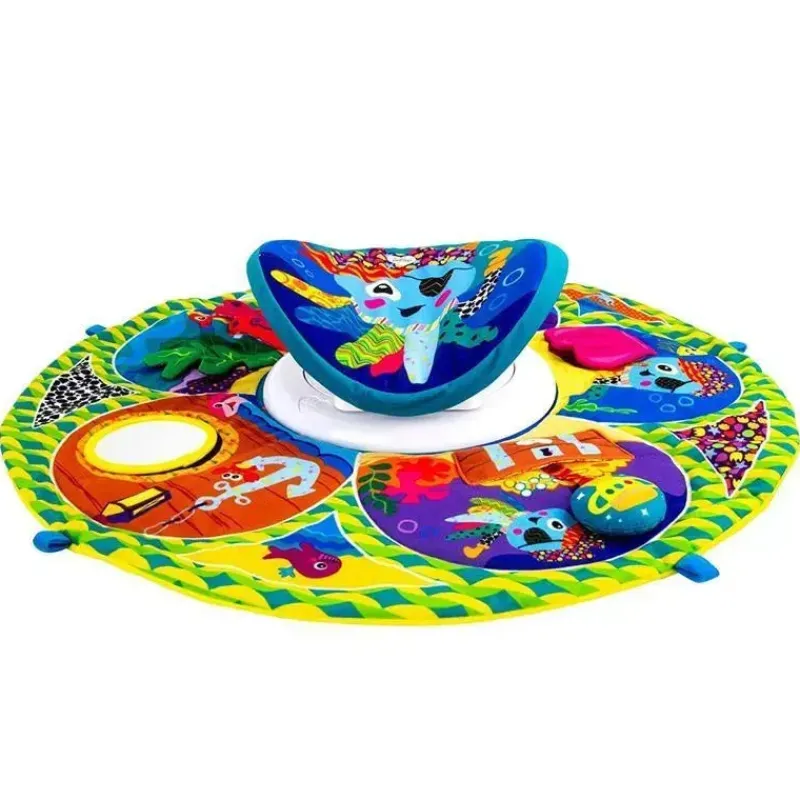 Tomy Playmats & Gyms|Toys For 0-12 Months*Lamaze Spin & Explore Gym (Tummy Time) - Captain Calamari