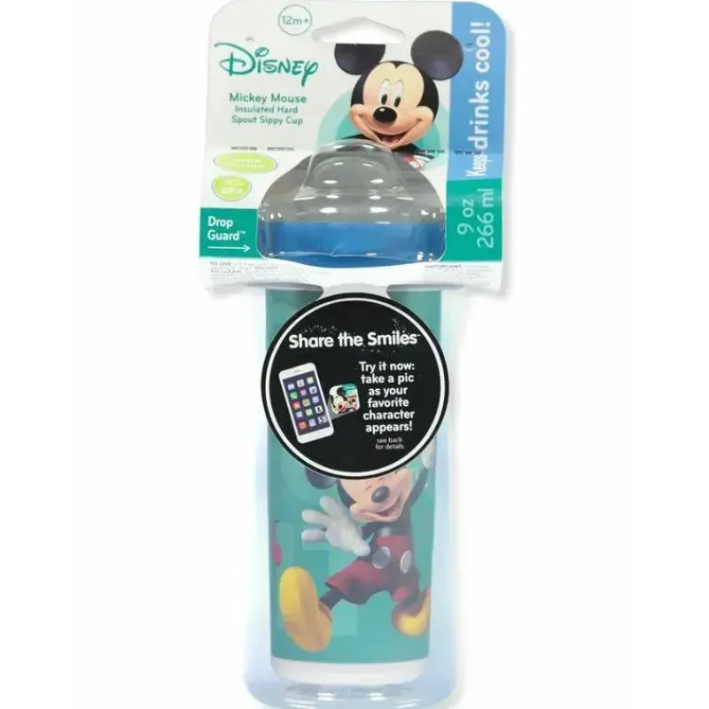 The First Years Mickey & Minnie|Straw, Sippy & Training Cups*Tomy 9oz Kids Sippy Cups, Mickey