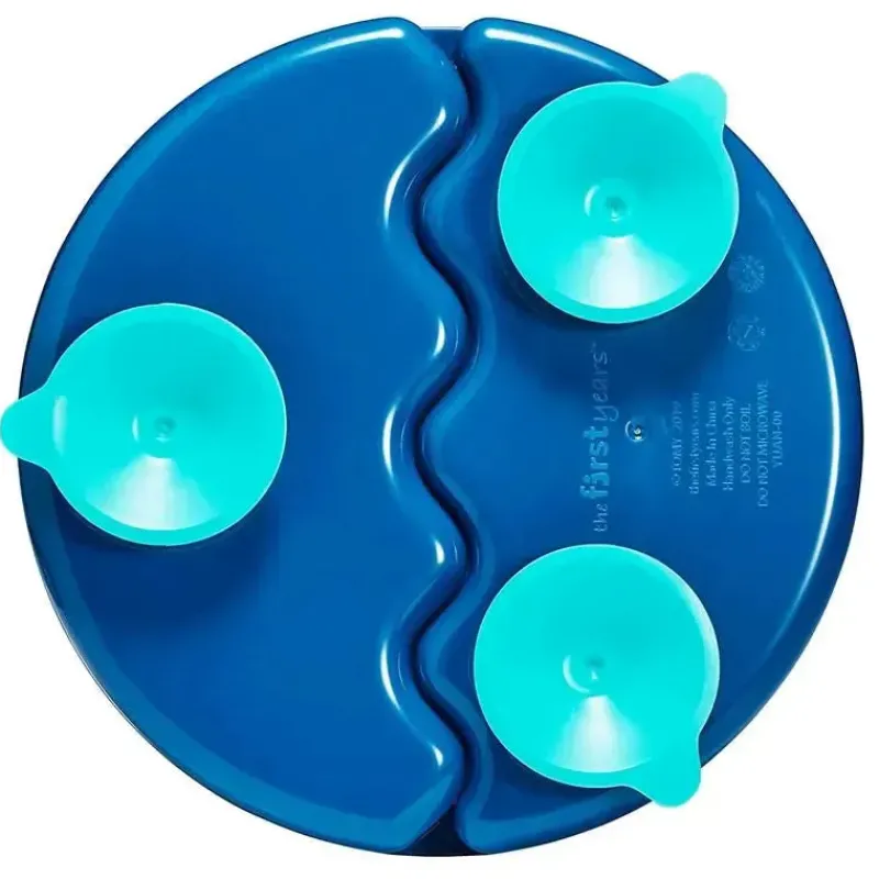 The First Years Plates & Bowls|Dishes, Utensils & Food Containers*Tomy Suction Kids Plate Divided, Mickey/Pluto