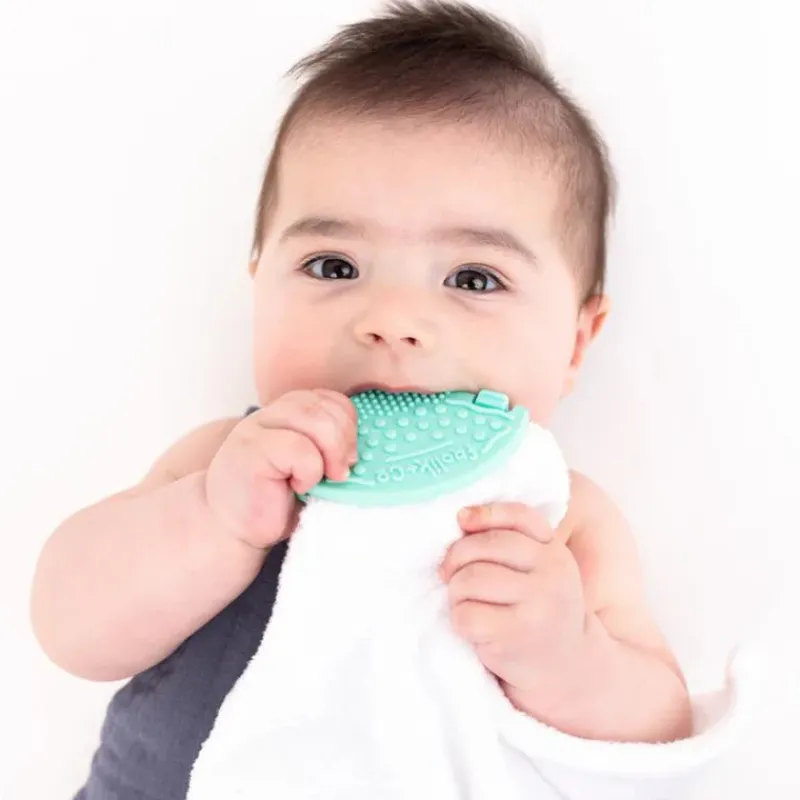 Toothi Rattles & Teethers*- Teether Clip Cool, Turquoise