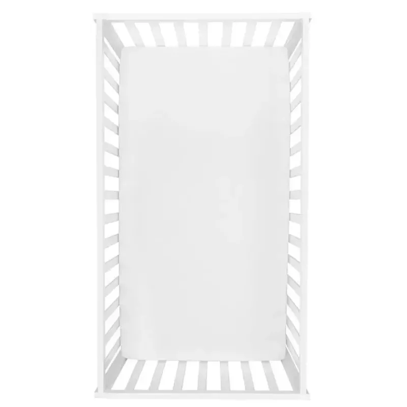 Trend Lab Crib & Bed Sheets*- Deluxe Flannel Fitted Crib Sheet, White