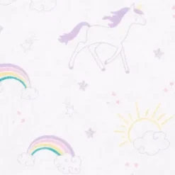 Trend Lab Mattresses, Pads & Covers*- Rainbow Flannel Changing Pad Cover, Unicorn