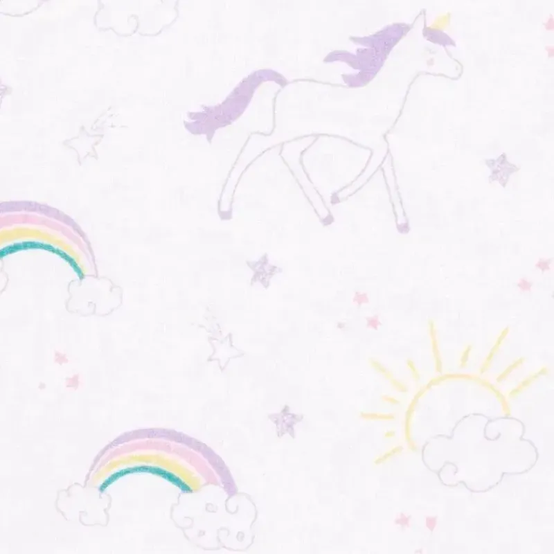 Trend Lab Mattresses, Pads & Covers*- Rainbow Flannel Changing Pad Cover, Unicorn