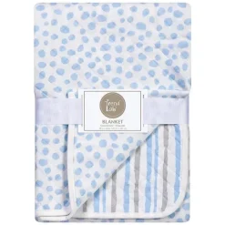Trend Lab Blankets & Quilts*Cloud Knit Blanket, Blue/Gray