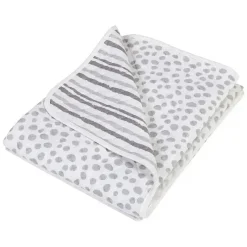 Trend Lab Blankets & Quilts*Cloud Knit Blanket, Grey/White