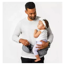 Tush Baby Front, Hip And Backpack Carriers*- Tushbaby Hipseat, Grey