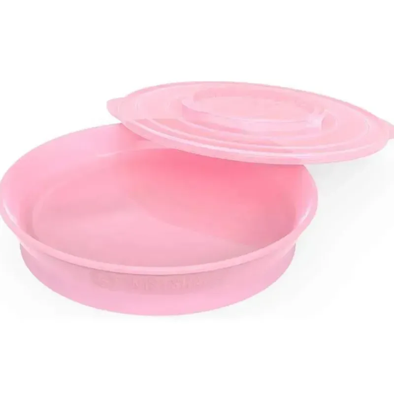 Twistshake Plates & Bowls|Dishes, Utensils & Food Containers*- Plate 6+ M, Pastel Pink