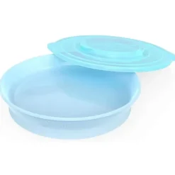 Twistshake Plates & Bowls|Dishes, Utensils & Food Containers*- Plate 6+ M, Pastel Blue