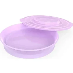 Twistshake Plates & Bowls|Dishes, Utensils & Food Containers*- Plate 6+ M, Pastel Purple