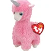 Ty Plush & Stuffed Animals*- Clip, Lana Pink Llama With Horn