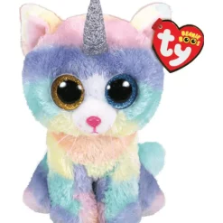 Ty Plush & Stuffed Animals*- Heather Cat With Horn, Regular