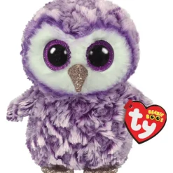 Ty Plush & Stuffed Animals*- Moonlight Plush, Purple Owl Regular