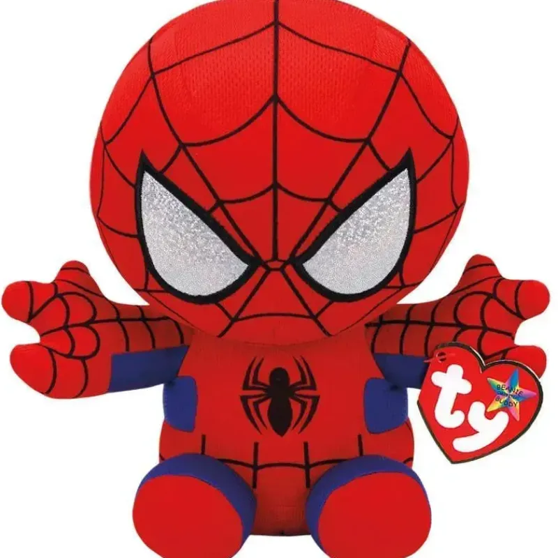 Ty Super Heroes|Plush & Stuffed Animals*- Plush, Spiderman
