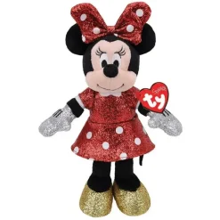 Ty Mickey & Minnie|Plush & Stuffed Animals*- Super Sparkle Red Regular, Minnie