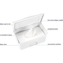 Ubbi Wipes & Warmers*- Baby Wipes Dispenser, White