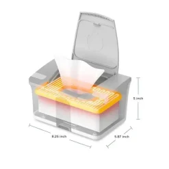 Ubbi Wipes & Warmers*- Baby Wipes Warmer & Dispenser with Nightlight, Gray
