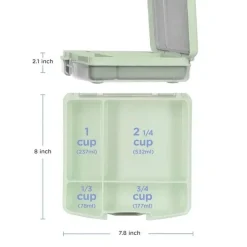 Ubbi Lunch Box|Dishes, Utensils & Food Containers*- Bento Lunch Box for Kids, Sage Green
