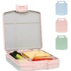 Ubbi Lunch Box|Dishes, Utensils & Food Containers*- Bento Lunch Box for Kids, Blush Pink