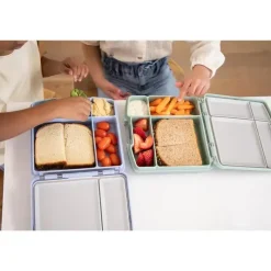 Ubbi Lunch Box|Dishes, Utensils & Food Containers*- Bento Lunch Box for Kids, Blush Pink
