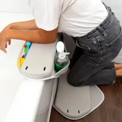Ubbi Bath Accessories & Organization*- Cushioned Elbow Rest, Gray Stingray