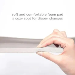 Ubbi Changing Pads & Covers*- Foam Changing Pad, Lightweight, Waterproof, Taupe