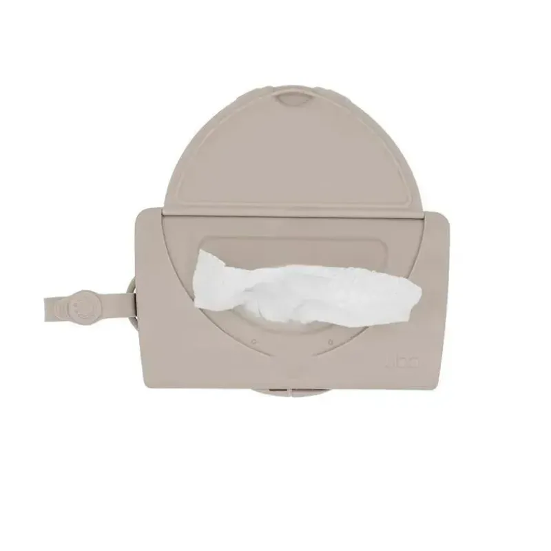 Ubbi Wipes & Warmers*- On-the-Go Baby Wipes Dispenser, Portable Wipes Container, Taupe