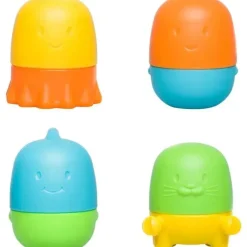 Ubbi Bath Toys*- 4Pk Interchangeable Bath Toys for Toddlers and Baby
