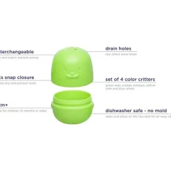 Ubbi Bath Toys*- 4Pk Interchangeable Bath Toys for Toddlers and Baby