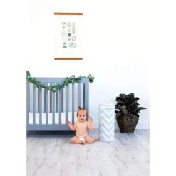 Ubbi Diaper Pails & Refills*- Steel Odor Locking Diaper Pail, Gray Chevron