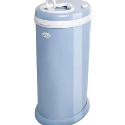 Ubbi Diaper Pails & Refills*- Steel Odor Locking Diaper Pail, Cloud Blue