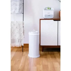 Ubbi Diaper Pails & Refills*- Steel Odor Locking Diaper Pail, Grey