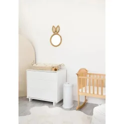 Ubbi Diaper Pails & Refills*- Steel Odor Locking Diaper Pail, White