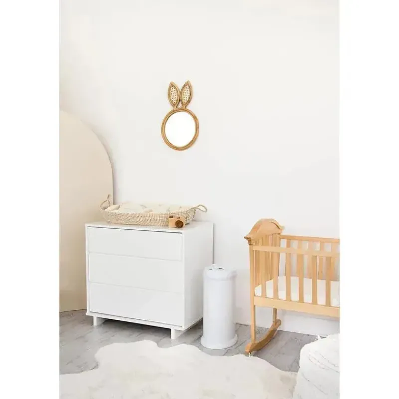 Ubbi Diaper Pails & Refills*- Steel Odor Locking Diaper Pail, White