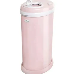 Ubbi Diaper Pails & Refills*- Steel Odor Locking Diaper Pail, Blush Pink
