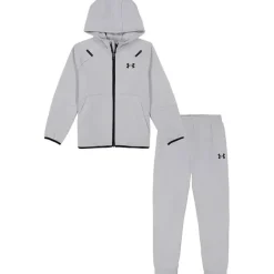 Under Armour Baby Athletic*- Baby Long Sleeve Unstoppable Knit Set, Mod Gray