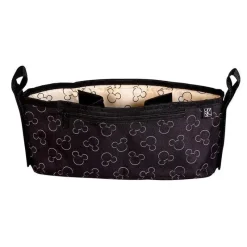 J.L. Childress Mickey & Minnie|Storage & Organizers*Universal Stroller Organizer & Accessory, Mickey Black