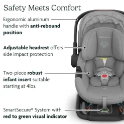 Uppababy Infant Car Seats*- Aria, Declan (Oat Mélange)