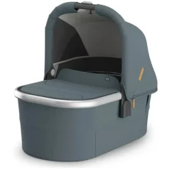 Uppababy Bassinets & Carrycots*- Bassinet V3 Callum (Stone Blue/Silver Frame)