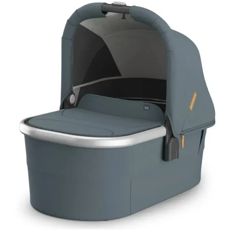 Uppababy Bassinets & Carrycots*- Bassinet V3 Callum (Stone Blue/Silver Frame)