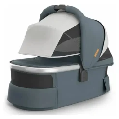 Uppababy Bassinets & Carrycots*- Bassinet V3 Callum (Stone Blue/Silver Frame)
