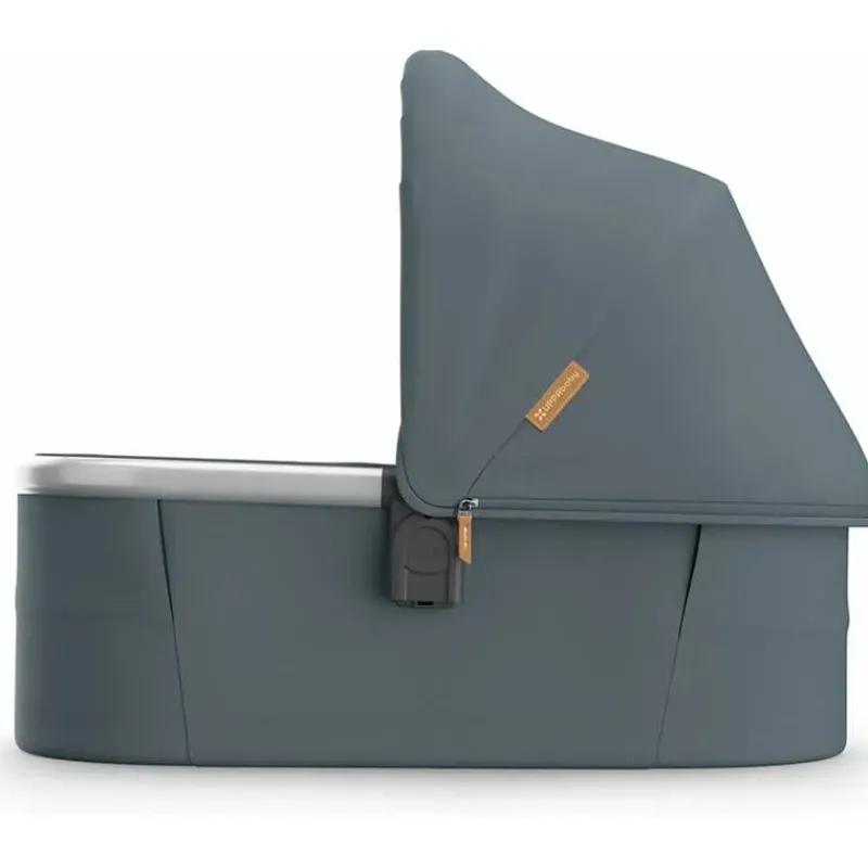 Uppababy Bassinets & Carrycots*- Bassinet V3 Callum (Stone Blue/Silver Frame)