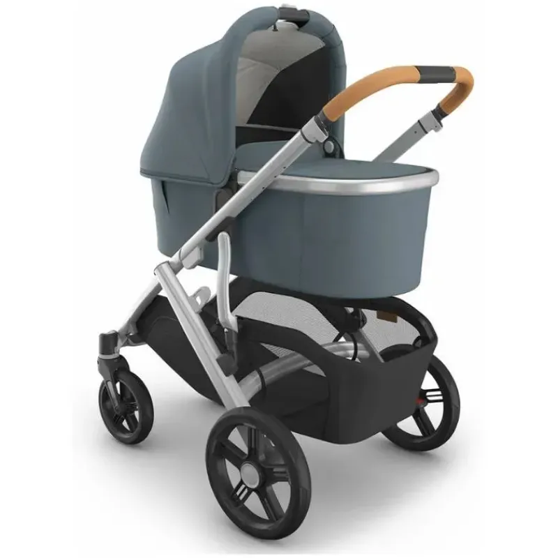 Uppababy Bassinets & Carrycots*- Bassinet V3 Callum (Stone Blue/Silver Frame)