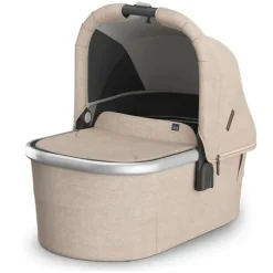Uppababy Bassinets & Carrycots*- Bassinet V3, Declan (Oat Mélange/Silver Frame)